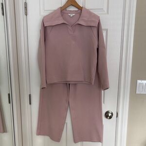 Banana Republic Mauve Long Sleeve Top and matching pant set